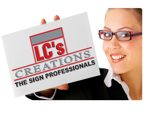 LC's Creations sign work