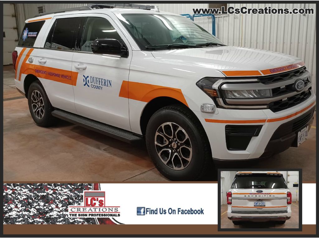 Dufferin EMS vehicle graphics
